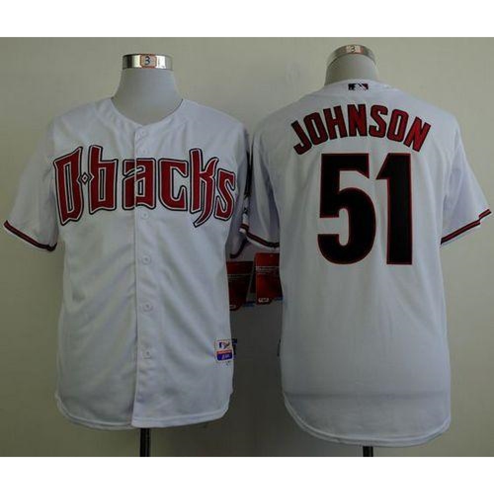 Diamondbacks_51_Randy_Johnson_White_Cool_Base_Stitched_MLB_Jersey_JqM2NZ9AU