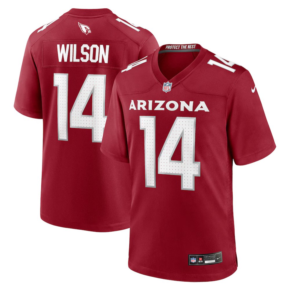 Mens-Arizona-Cardinals-Michael-Wilson-Nike-Cardinal-Team-Game-Jersey